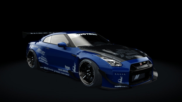 BLCKBOX | Nissan GT-R35 Rocket bunny By HitachiMedia & BucketRain ...